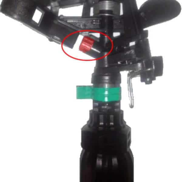 Boquilla 3.0mm color rojo 510l/h aspersor 427B