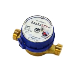 Contador chorro único DN20mm JS R.M. 1"
