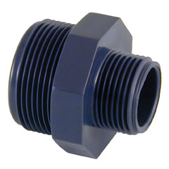 Machón PVC reducido rosca macho 1/2''-3/8'' PN10