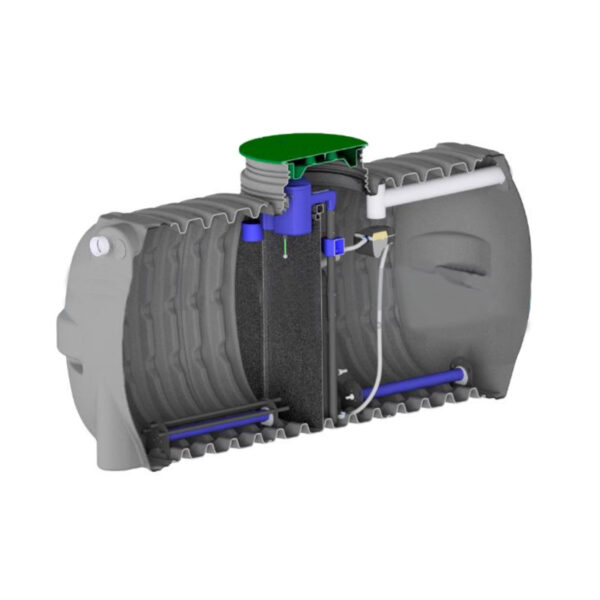 Fosa séptica depuradora Acticlever 122 4000 oxidación total 12 habitantes