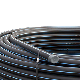 Tubería PE 40 alimentario ø63mm 4atm. R:100m