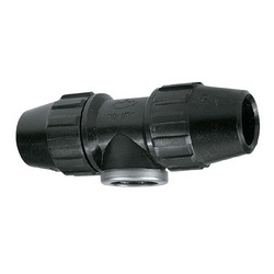 Te PP 90º ø25mm - rosca hembra 3/4''